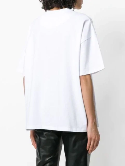 Shop Christopher Kane More Joy T-shirt In White