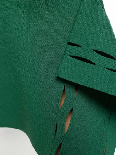 Shop Roland Mouret Ruffle Detail Dress - Green