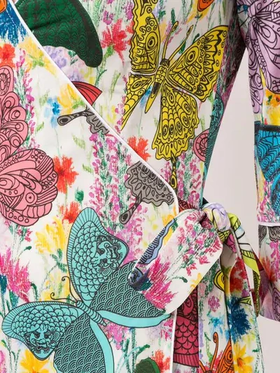Shop Ultràchic Butterfly Print Dress - Multicolour