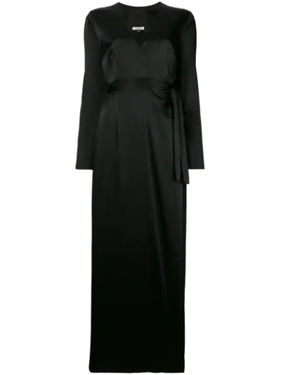 Shop Gilda & Pearl Sophia Robe In Black