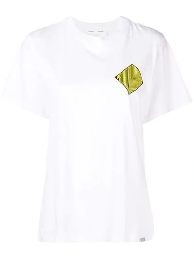 Shop Proenza Schouler Diamond Crest T In White