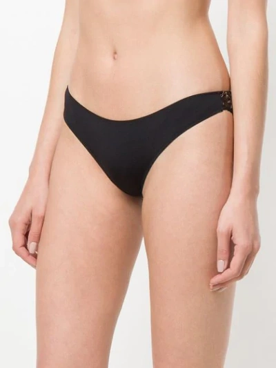 Shop Chite' Lace-embroidered Briefs In Black