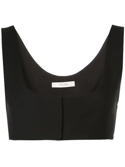 Shop The Row Grazia Crop Top In Blk