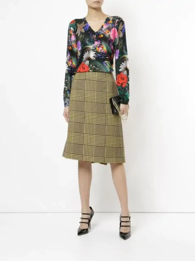 Shop Mary Katrantzou Rose Garden Print Sweater In Multicolour