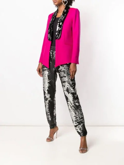 Shop Styland Sequin Detail Blazer In Pink