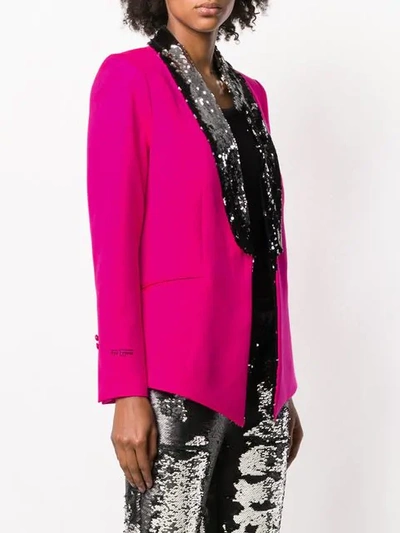 Shop Styland Sequin Detail Blazer In Pink