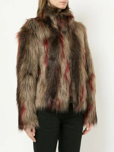 Shop Unreal Fur Delish Jacket In Brown