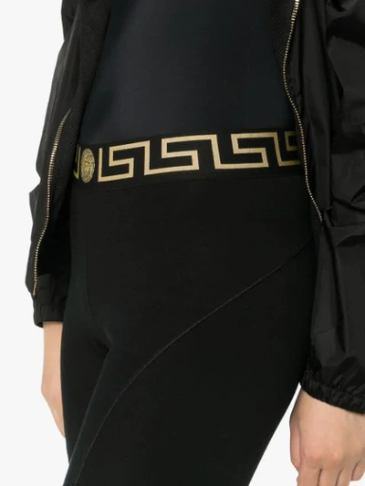 Shop Versace Medusa Cycling Shorts In Black