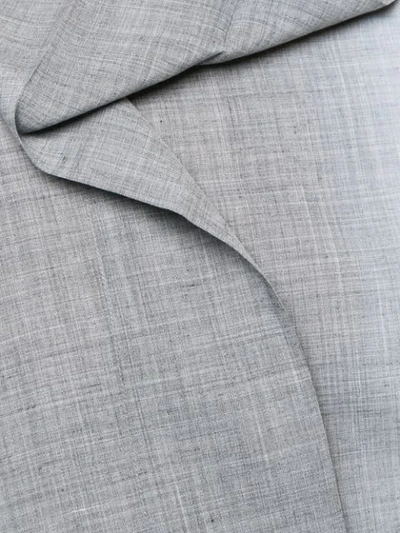 Shop 132 5. Issey Miyake Gradient Short Sleeve Wrap Shirt - Grey