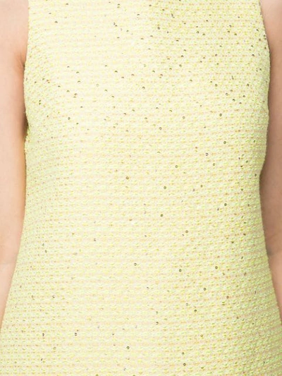 Shop Alice And Olivia Clyde Shift Dress In Yellow