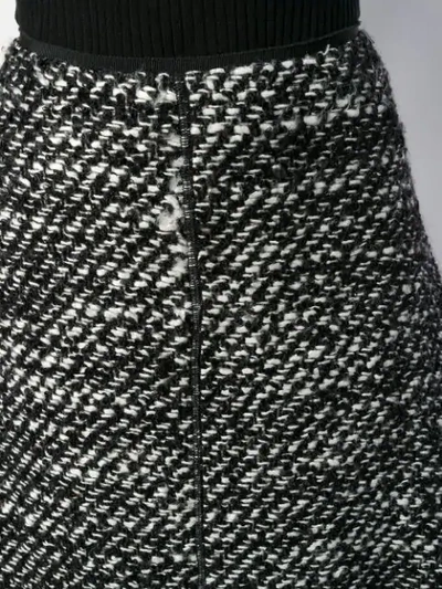 Pre-owned Prada 1990's A-line Short Skirt In Black