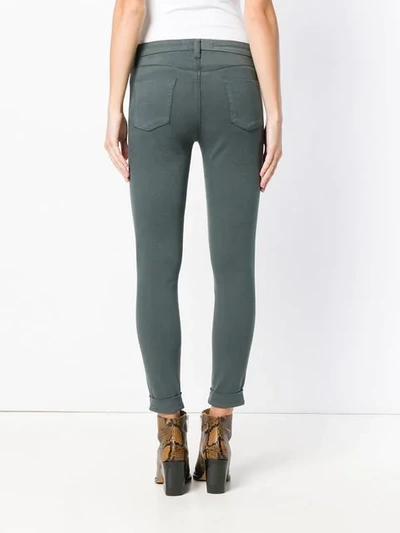 Shop J Brand Skinny-fit Trousers In Green