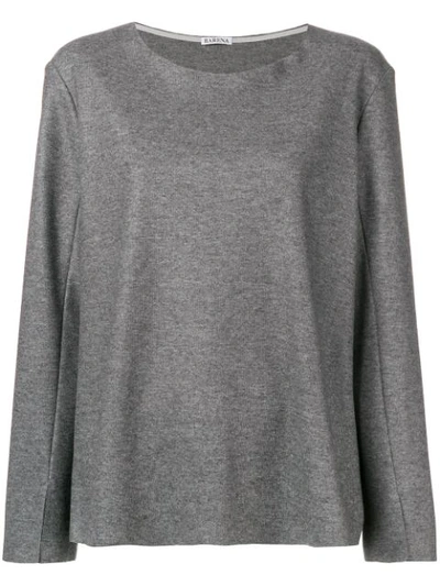 Shop Barena Venezia Oversized Sweater In Grey