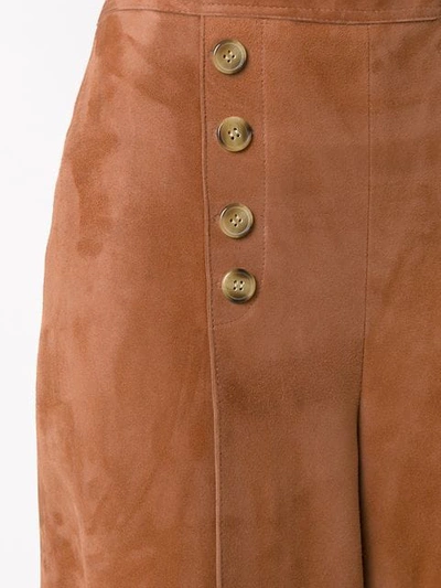 NK 高腰裙裤 - 棕色