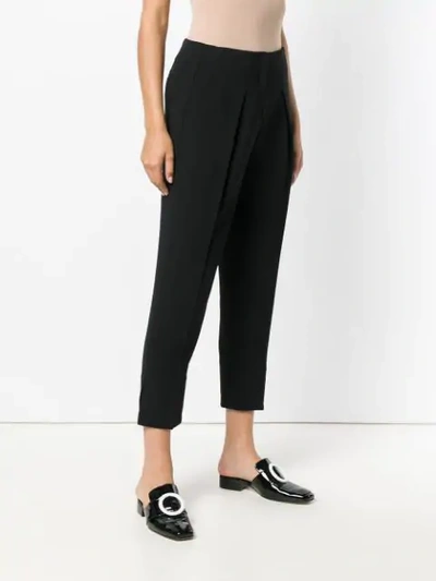 cropped tailored trousers