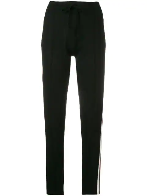 Etoile Isabel Marant Slim Fit Track Trousers In Black | ModeSens