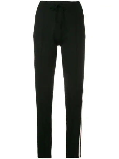 Shop Isabel Marant Étoile Slim Fit Track Trousers In Black