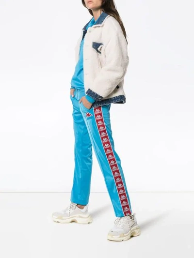 Shop Charm's X Kappa Logo Tracksuit Bottoms In Blue