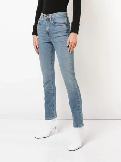 Shop Proenza Schouler Pswl Slim Jeans In Blue