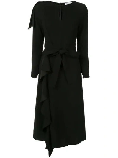 Shop Osman Ellen Dress In Black
