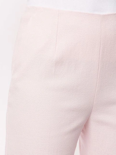 Shop Paule Ka High-waist Fitted Trousers In Pink