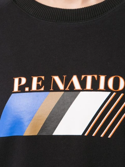 Shop P.e Nation Elite Run Sweatshirt In Black