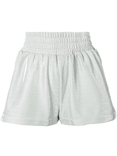 Shop Pinko Elasticated Shorts In Grey