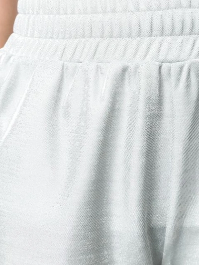 Shop Pinko Elasticated Shorts In Grey
