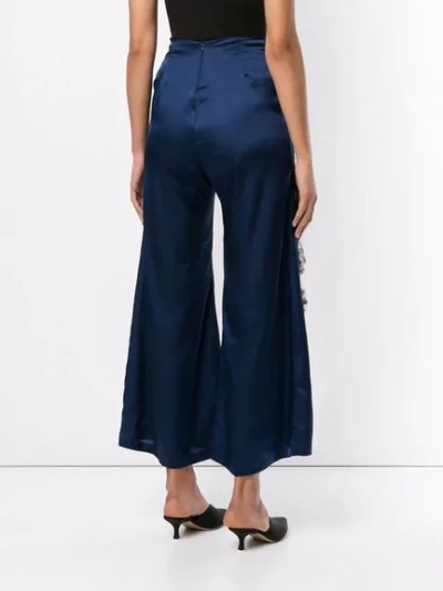 Shop Romance Was Born 'devotion' Hose Mit Spitze In Blue