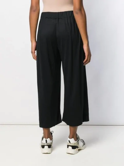 Shop Henrik Vibskov Jersey Trousers - Black