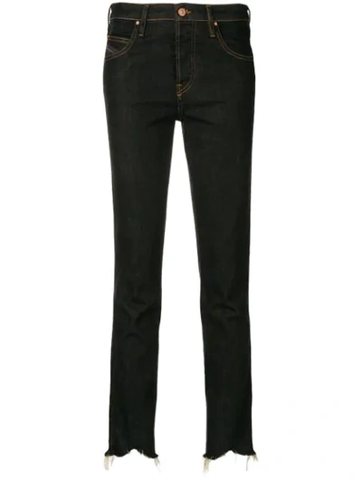 Shop Diesel Babhila 084xk Skinny Jeans In Black