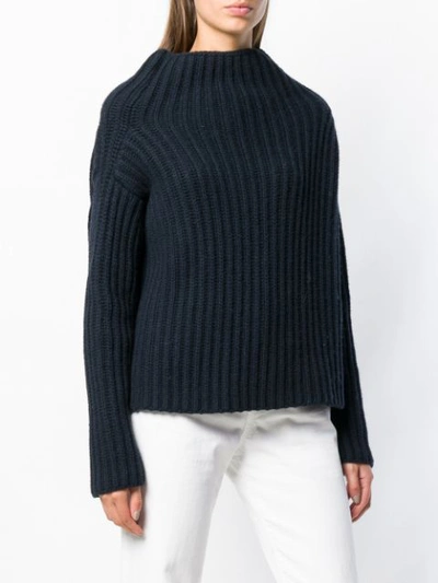 Shop Kristensen Du Nord Knitted Sweater In Blue