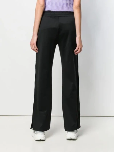 Michael Michael Kors Metallic Button Trousers In Black
