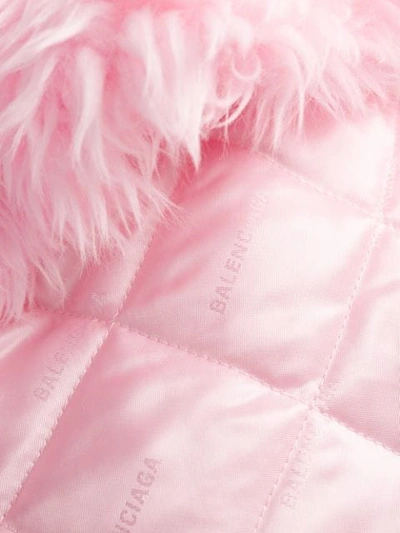 Shop Balenciaga Swing Coat In 2962 Pink