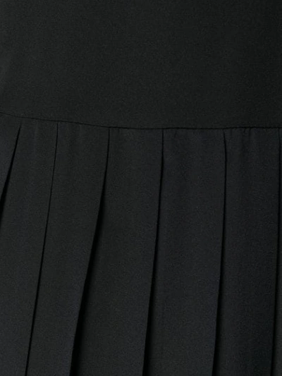 Shop Isabel Marant Asymmetric Pleated Skirt In Black