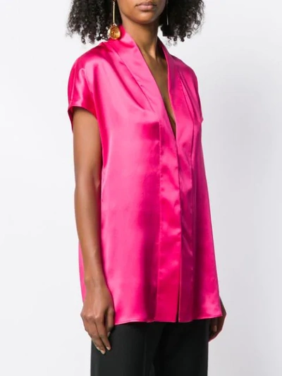 Shop Haider Ackermann V-neck Blouse In Pink