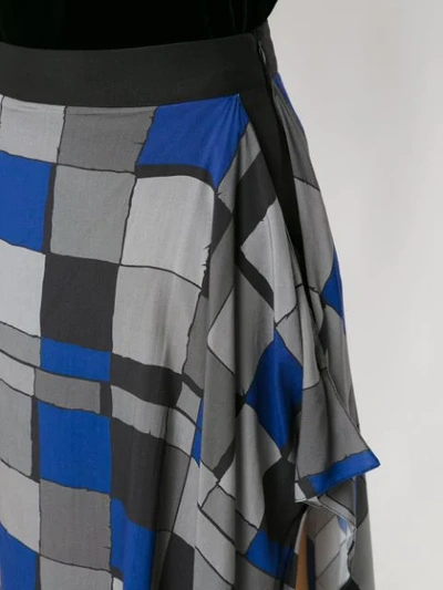Shop Alcaçuz Look Midi Skirt In Grey