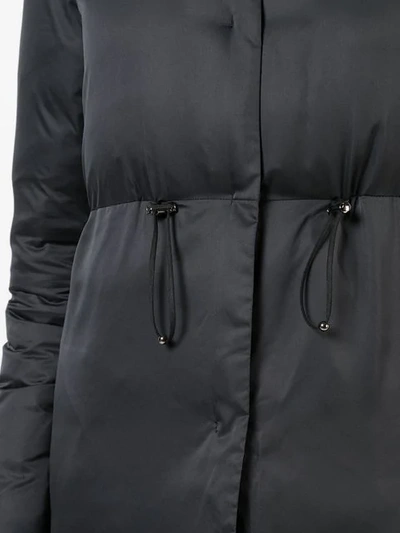 Shop Giambattista Valli Detachable Collar Coat In Black