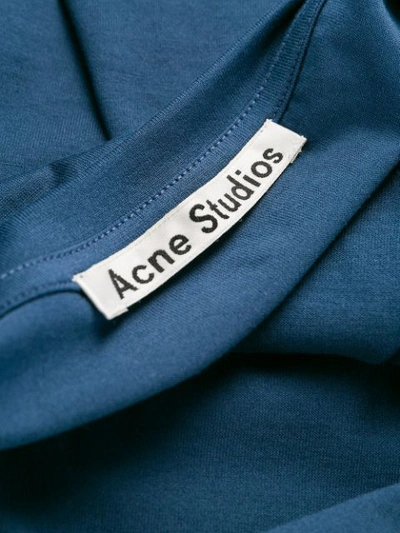 Shop Acne Studios Eldora E Base T-shirt In Blue