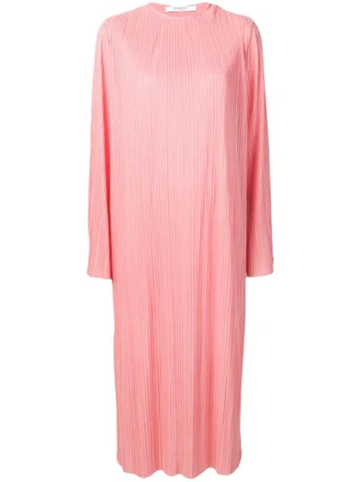 Shop Givenchy Straight-fit Midi Dress In Pink