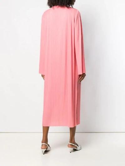 Shop Givenchy Straight-fit Midi Dress In Pink