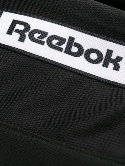 Shop Reebok Wide Leg Track Pants In Black