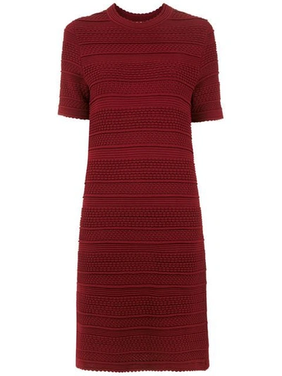 Shop Egrey Knitted Dress In Red