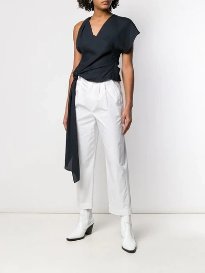 Shop Isabel Marant Grayson Trousers In White