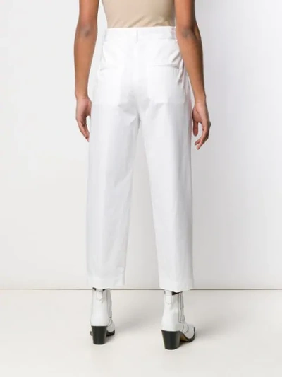 Shop Isabel Marant Grayson Trousers In White