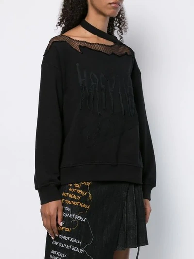 Shop Haculla Voltage Sweater In Black
