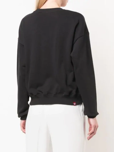 Shop Mostly Heard Rarely Seen 8-bit Glossy Sweatshirt In Black
