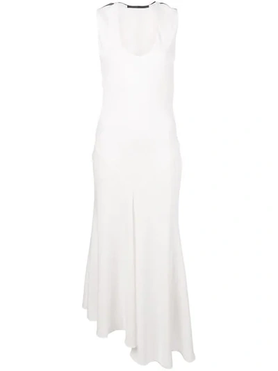 Shop Haider Ackermann Sleeveless Flared Dress In White