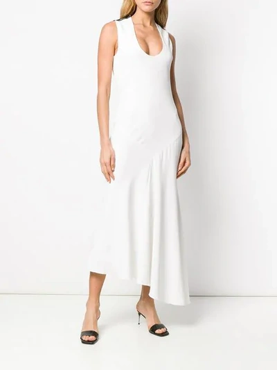 Shop Haider Ackermann Sleeveless Flared Dress In White