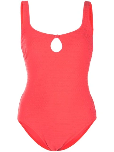 Shop Morgan Lane Sara Swimsuit In Red